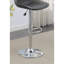Tabourets ajustables, 2, style contemporain, base, siège en cuir, look moderne, cire