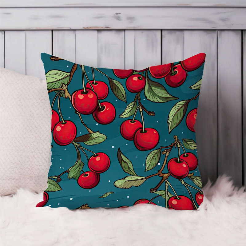 Food and Kitchen Cherry Dreams IX Modern, 18"H x 18"W