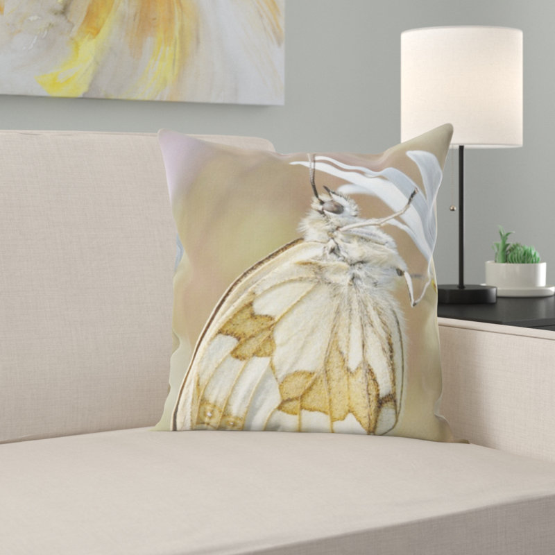 Coussin décoratif papillon