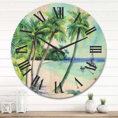 Solid Wood Wall Clock