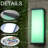 H20" Smart Rgb Outdoor Wall Light Modern Large Integrated Led Wall Sconce With Remote And App Control Weather-resistant Cast Iron Exterior Light Fixture For Porch Garage Garden
