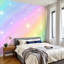 Papier peint adhésif peler et coller Pastel Rainbow Sparkle Gradient Glitter Effect-307816591