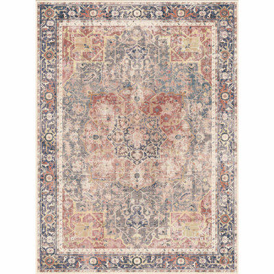 Tapis d'intérieur délavé et antidérapant