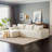 2 - Piece Upholstered Sectional modular sofa-No Assembly Required-936501892