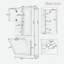 Grande armoire de rangement pour salle de bain avec tablettes réglables, grand panier rabattable et armoires fermées-145115359