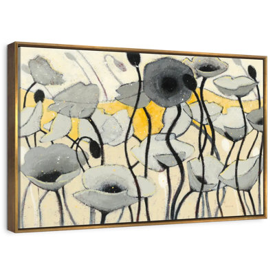 Fleur de jour de neige gris