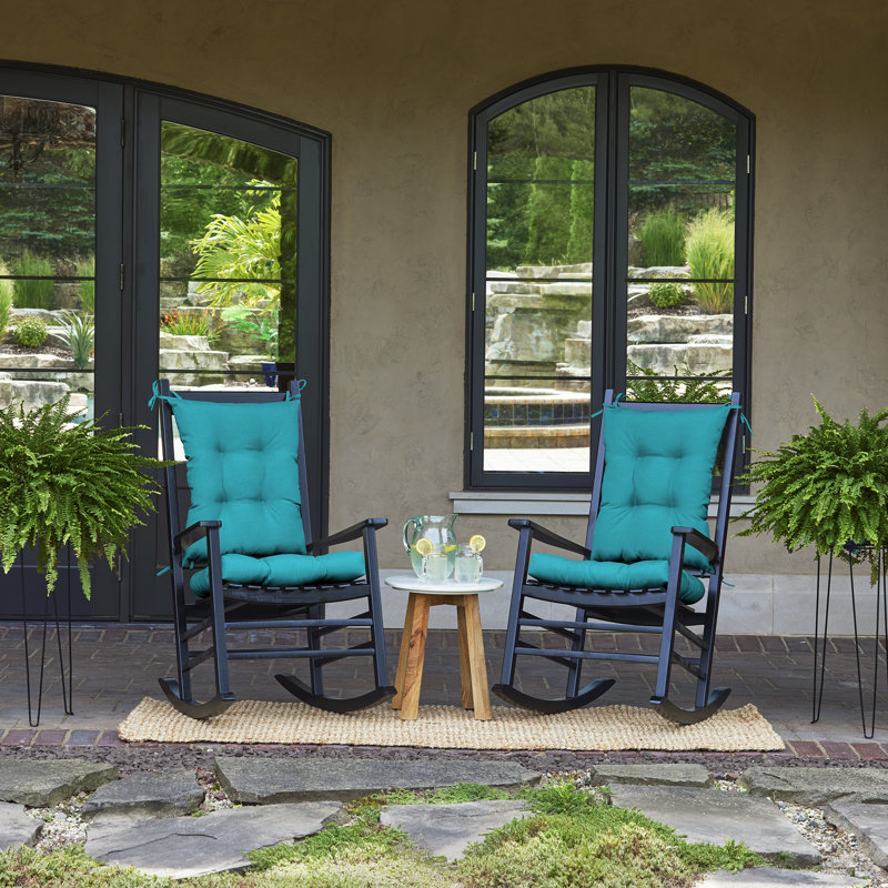 Ensemble de coussins de chaise berçante Arden, Bleu