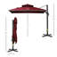 Parasol de patio décalé 10 pi Outsunny