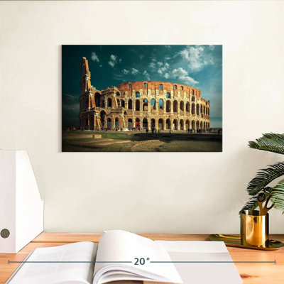 Ravi Sunlit Colosseum In Rome