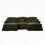 Élégant canapé Mid-Century 3 places avec 2 repose-pieds-1107789611-1107789610