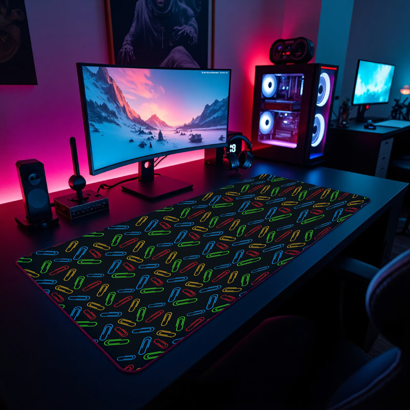 Polyester Desk Pad, 23.6x13.8