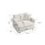 Chaise d'appoint moderne avec repose-pieds-448056499