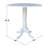 Extendable Round Solid Wood Dining Table-1311146272