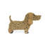 17 "figurine de sculpture de chien tissé à la main à la main