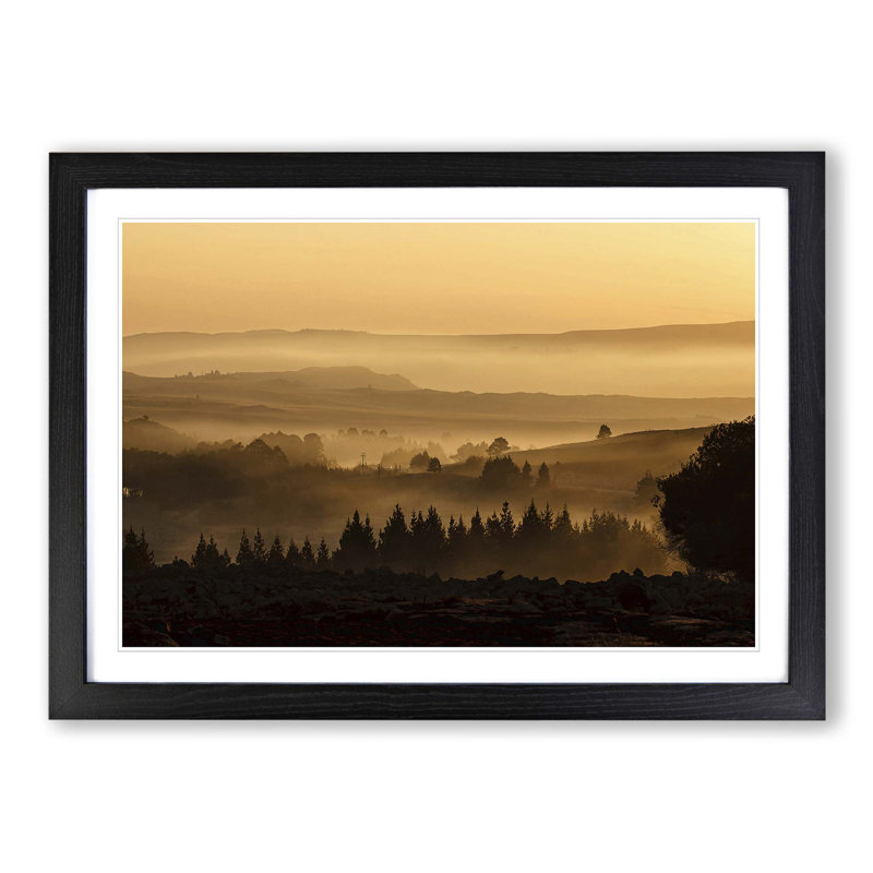Single Picture Frame Print, Black