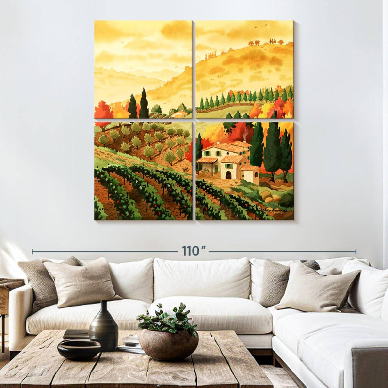 Tuscan Serenity II, H 74 po x l 74 po