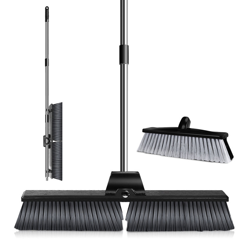 24.8 Inch Industrial Broom Set