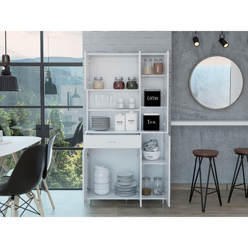 Kitchen Pantry Piacenza, Kitchen, White