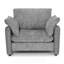  Ensemble de 2 fauteuils d'appoint surdimensionnés de 42,1 po avec siège de 33,6 po de largeur, dossier ergonomique 120 °, 2 coussins de salon, chenille-1578642828