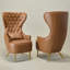 Fauteuil à oreilles Flaxville-120610668