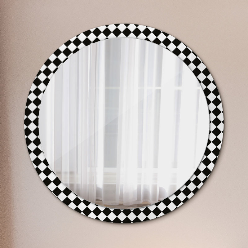 Huldar Glass Flat Wall Mirror, 90cm x 90cm