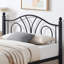 Single Bed Frame With Headboard, 32Cm Under Foundation Storage, Metal Platform Bed With Steel Slat Support, No Box Spring Needed, Easy Assembly（Set of 2）