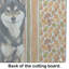 Planche à découper en verre Shiba Inu