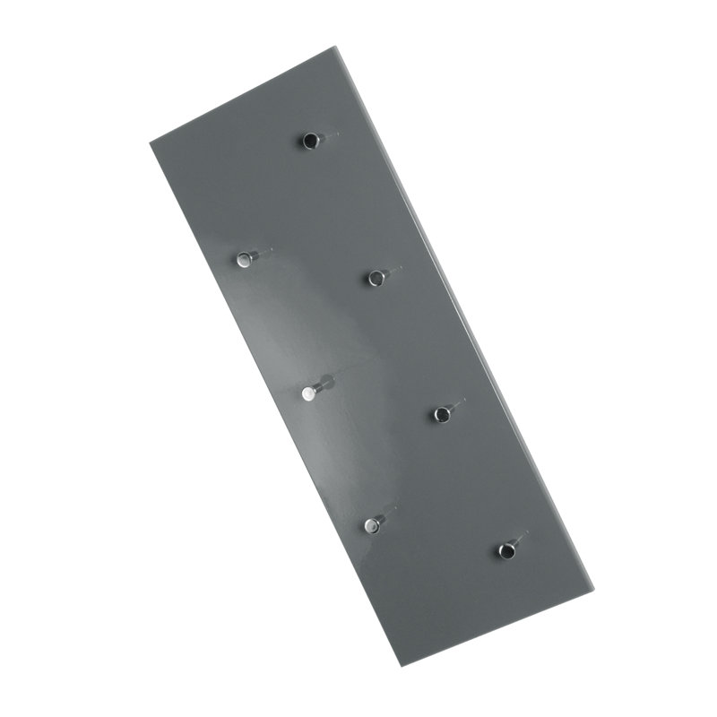 Wall Mounted Coat Rack, High Gloss Grey