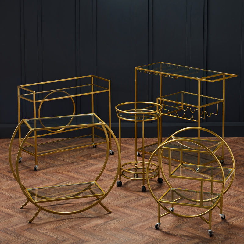 Porter Metal Bar Cart