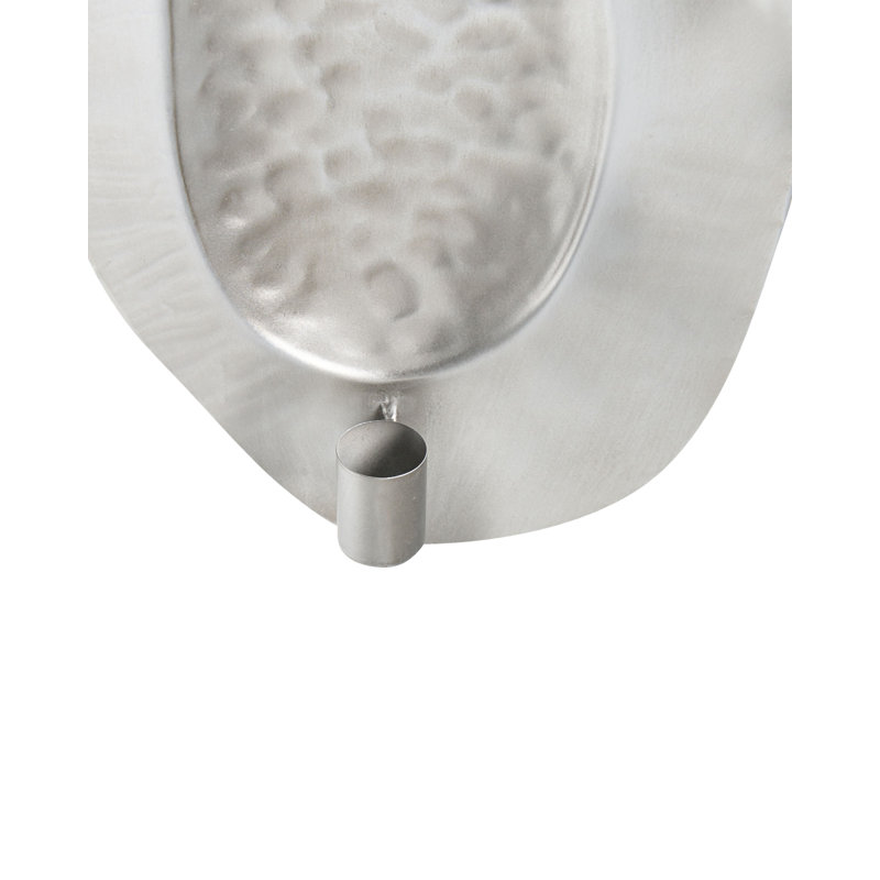 PENICHE 60Cm Metal Wall Sconce, Silver