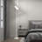 Modern Simple Floor Lamp With Remote Control White