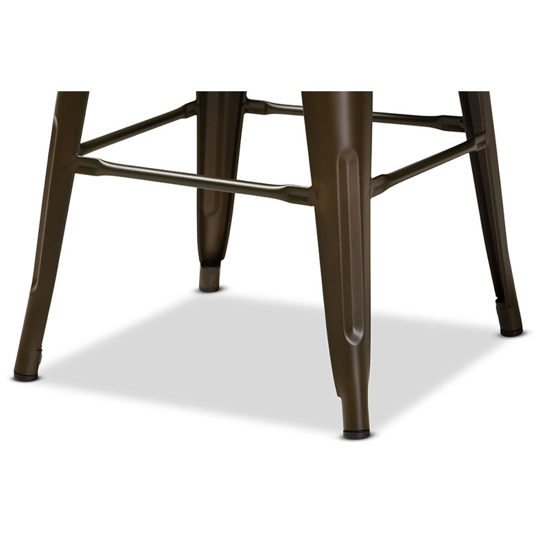 Tabouret de comptoir 26 po Karynn, Brun