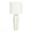 Lampe de table - H 27 po, matériau céramique crème