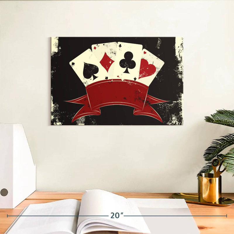 Emblème du casino de Senne, H 8 po x l 12 po