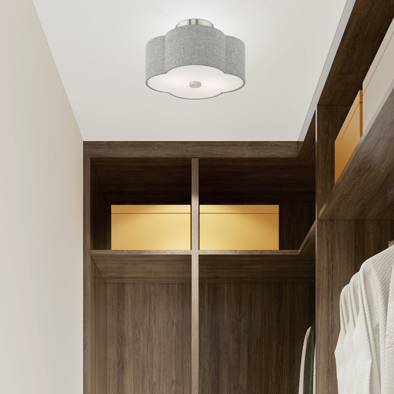 Livinia Fabric Semi Flush Mount