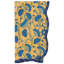 Set of 12 Fan Flower Block Print Napkins