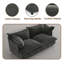 2 - Piece Upholstered Modular Plush Chenille Cloud Sofa – Oversized Cushion Lounge Sofa-3349278