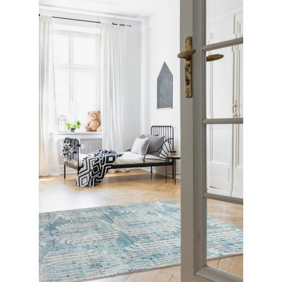 Tangier Teal Rug 2'11" x 4'11"