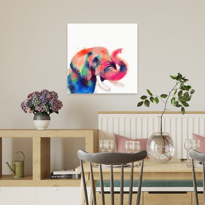 The Majestic II Contemporary Elephant Wildlife Art