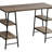 Contemporary Industrial-Style Computer Desk With Storage Shelves For Small Home Office Spaces And Modern Workstations.-681303860