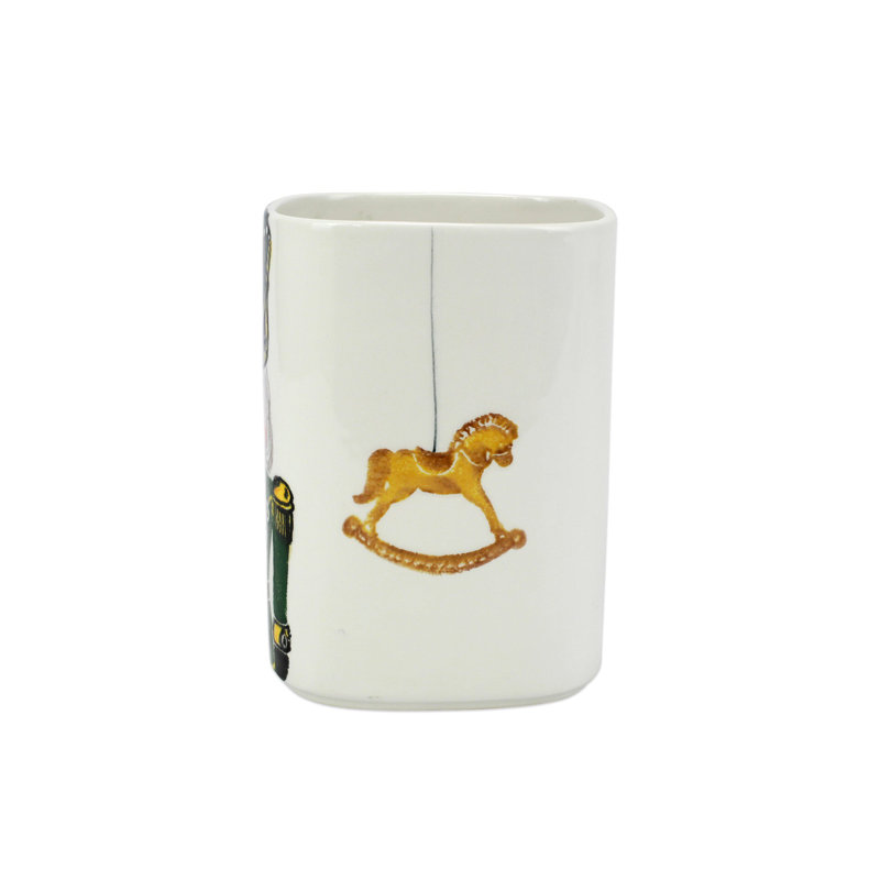 Nutcrackers Earthenware Square Utensil Crock