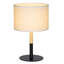 Lampe de table noire 16,2 po Ftima