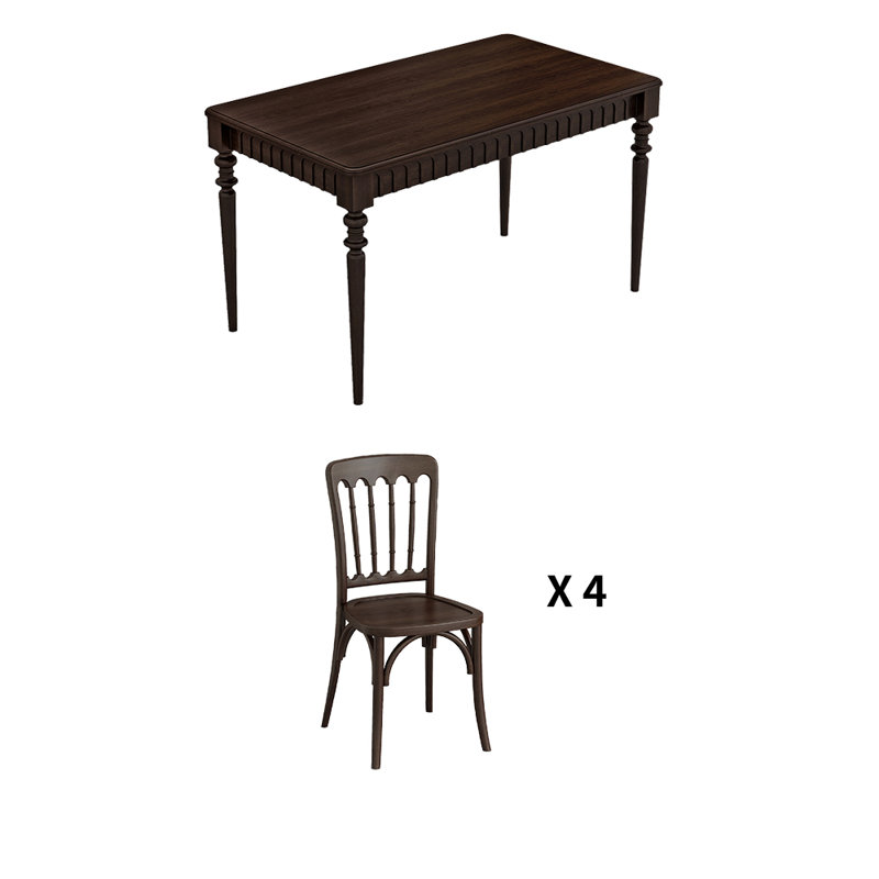 Ensemble de salle à manger rectangulaire, H 30,7 po x L 55,11 po x l 31,49 po