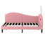 Lit mezzanine avec bureau, tablettes et tiroirs-106805123