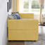 Lit de jour simple rembourré avec couchette escamotable, tissu Boucle pour le salon et la chambre d'amis