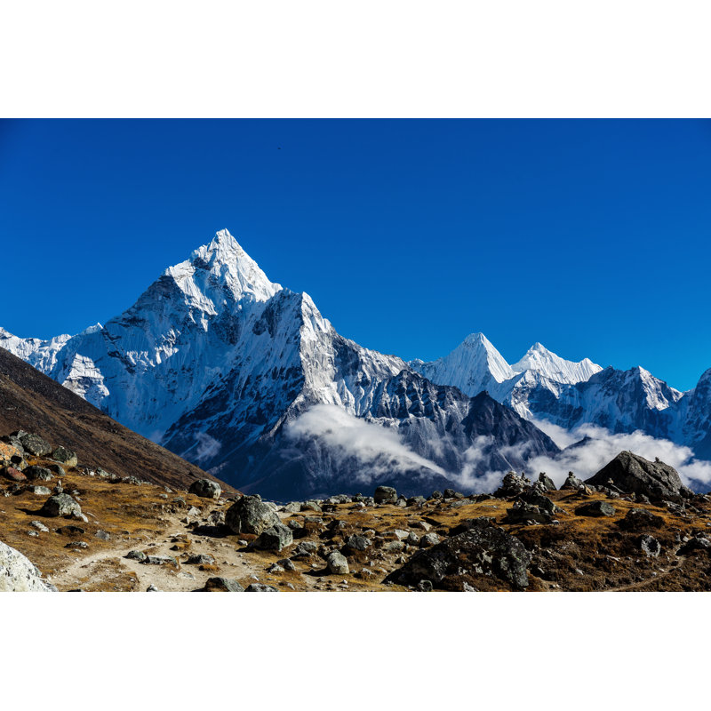 Mountains Of Himalayas by Allgord - Wrapped Canvas Print, 30cm H x 46cm W