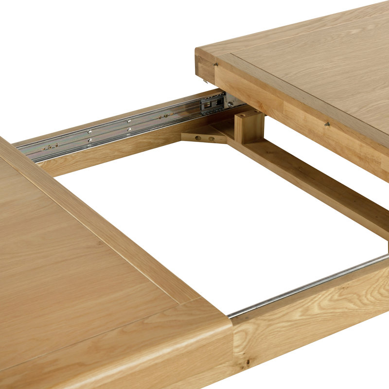Murphys Oak 200cm Extending Cross Leg Dining Table