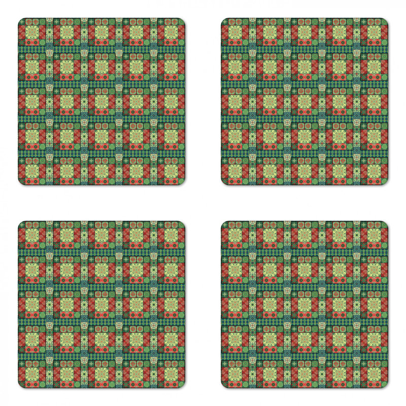 Square 4 Piece Coaster Set