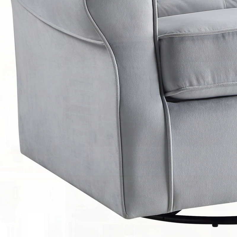 Fauteuil coulissant en tissu avec pivot