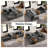 Boneless Jiang 110" No Assembly Required Compressed Cloud Sofa with Pillow-829836705